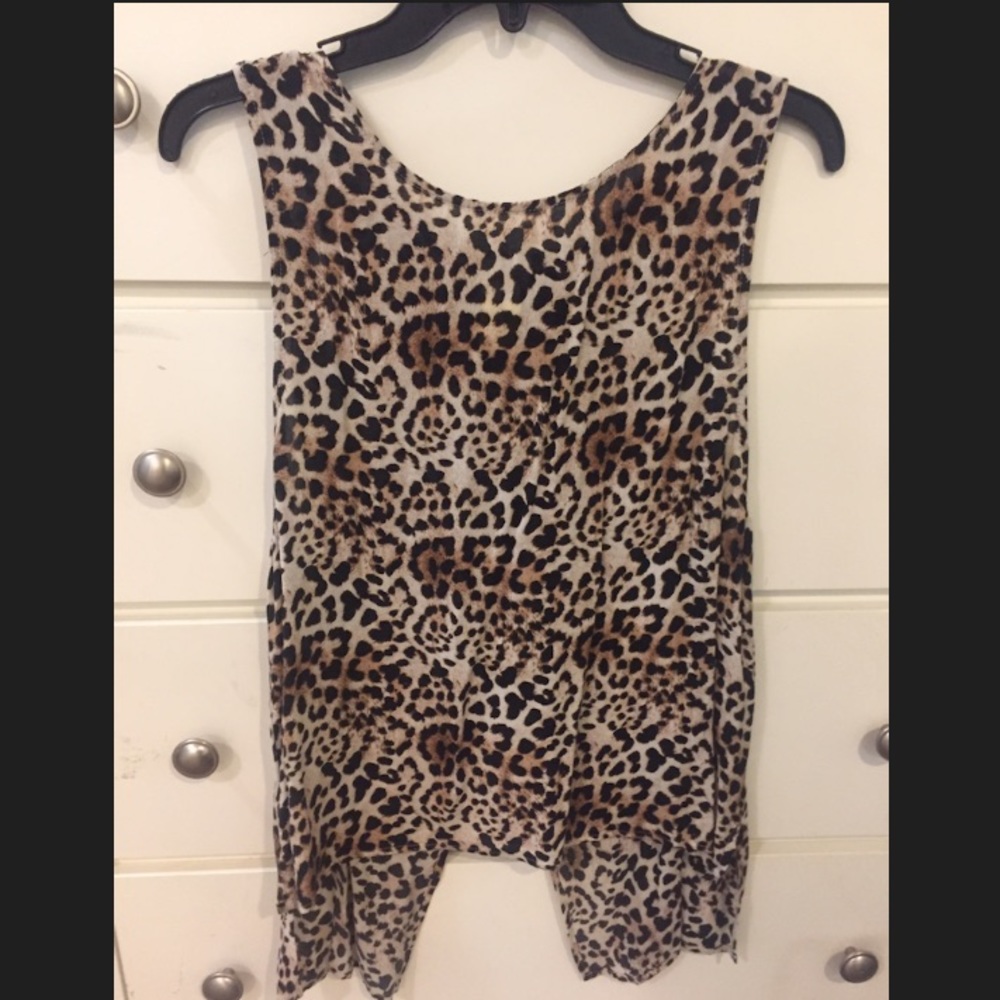Ten Sixty Sherman Leopard Print shirt